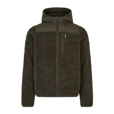 Olive green Seeland Thaw Fleece Jacket, cozy fleece jacket for outdoor adventures