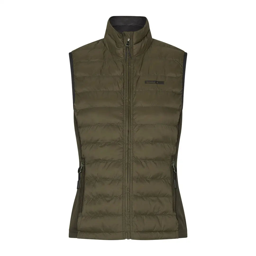 Olive green puffer vest from Seeland Therma Waistcoat for hunting and country clothing