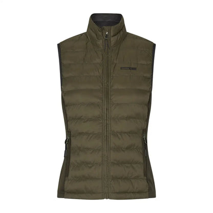 Olive green puffer vest from Seeland Therma Waistcoat for hunting and country clothing