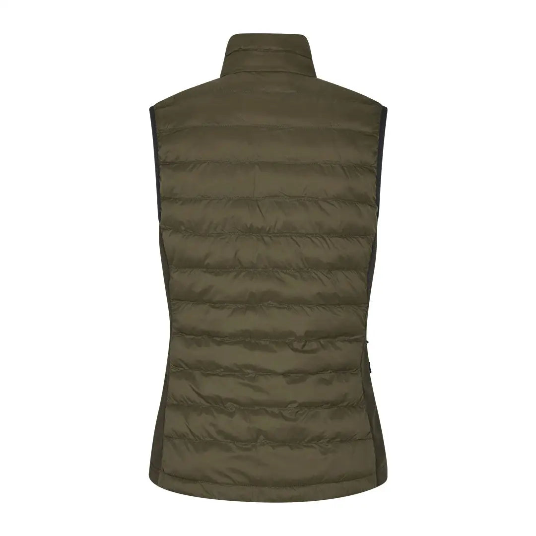 Olive green quilted Therma Waistcoat perfect for hunting and country clothing styles