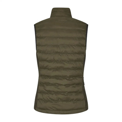 Olive green quilted Therma Waistcoat perfect for hunting and country clothing styles