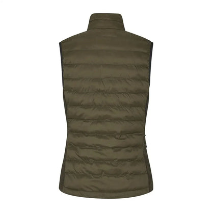 Olive green quilted Therma Waistcoat perfect for hunting and country clothing styles