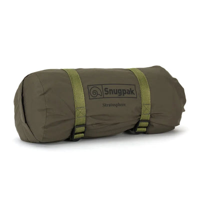 Olive green Snugpak sleeping bag, perfect for the classic bivvi shelter and breathability