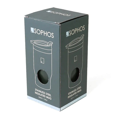 Sophos 14oz vacuum mug, stainless steel insulated 350ml capacity