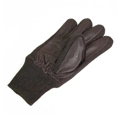 Brown Sophos District Glove Leather with ribbed knit cuffs and textured palms