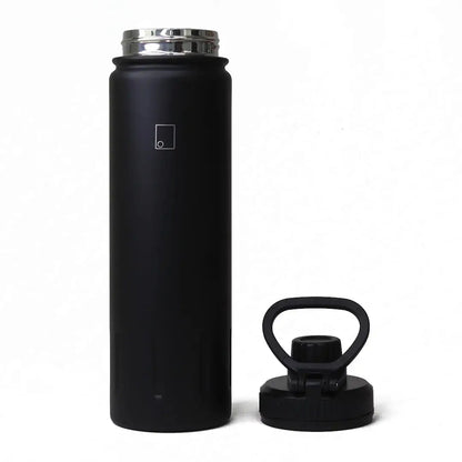 Sophos 650ml black matte stainless steel bottle for hunting