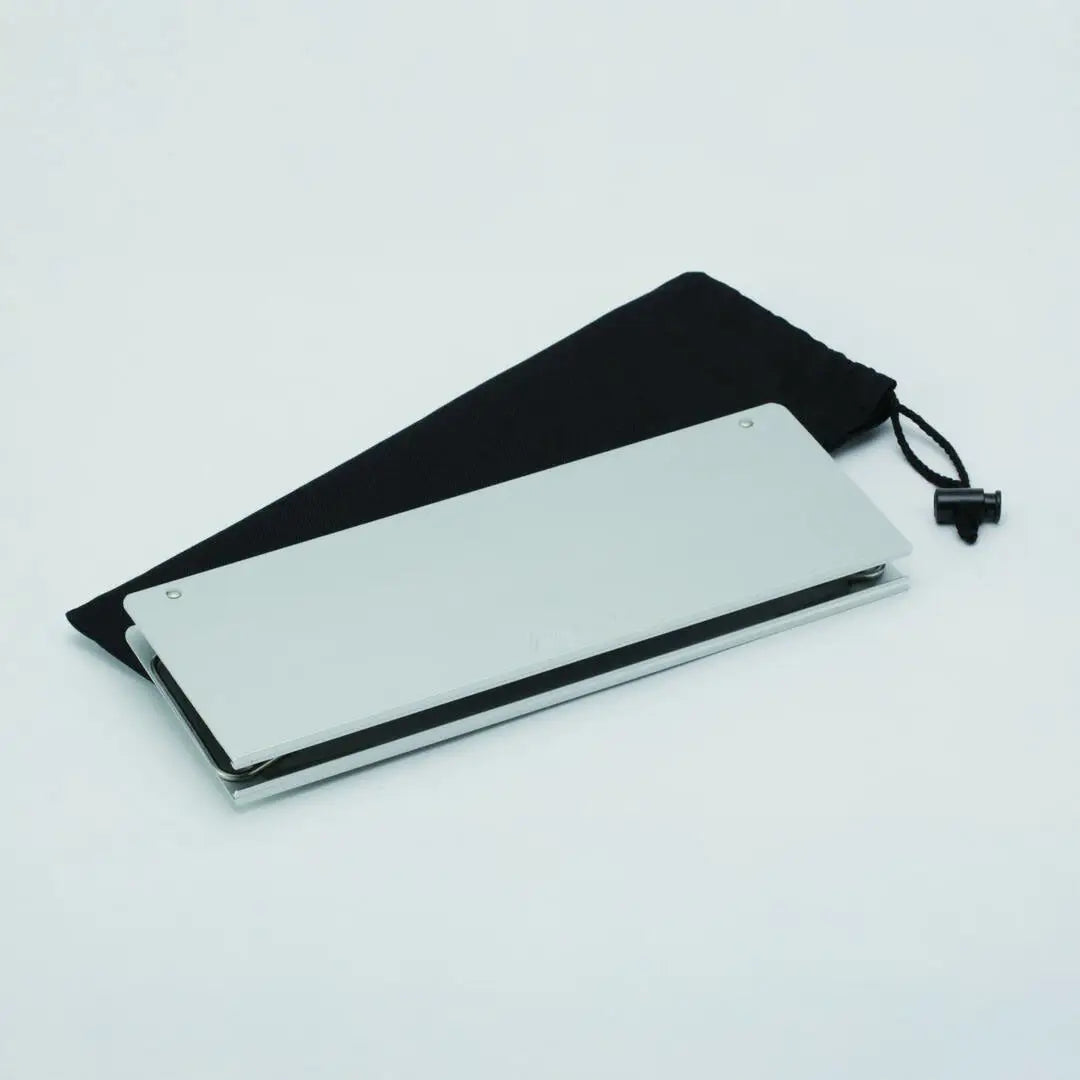 Silver folding keyboard with black pouch for Soto Field Hopper Mini Table