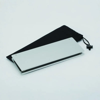 Silver folding keyboard with black pouch for Soto Field Hopper Mini Table