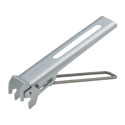Silver metal pot gripper for the Soto Titanium Pot 750, ideal for camping and backpacking