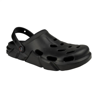 Stylish black clog shoe from Speero Bivvy Clogs collection perfect for outdoor adventures