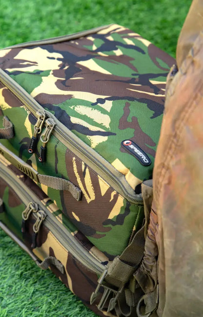 Camouflage fishing bag from Speero’s Modular Clip On Standard Bag collection