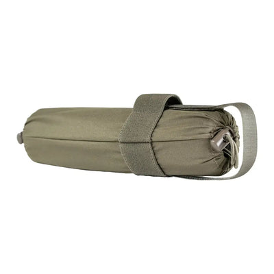 Rolled-up olive green sleeping bag with strap, perfect for Speero Net Retention Float XL