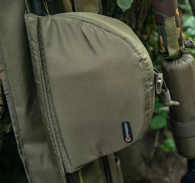 Stylish olive green fishing bag from the Speero Reel Pouch System for your reels
