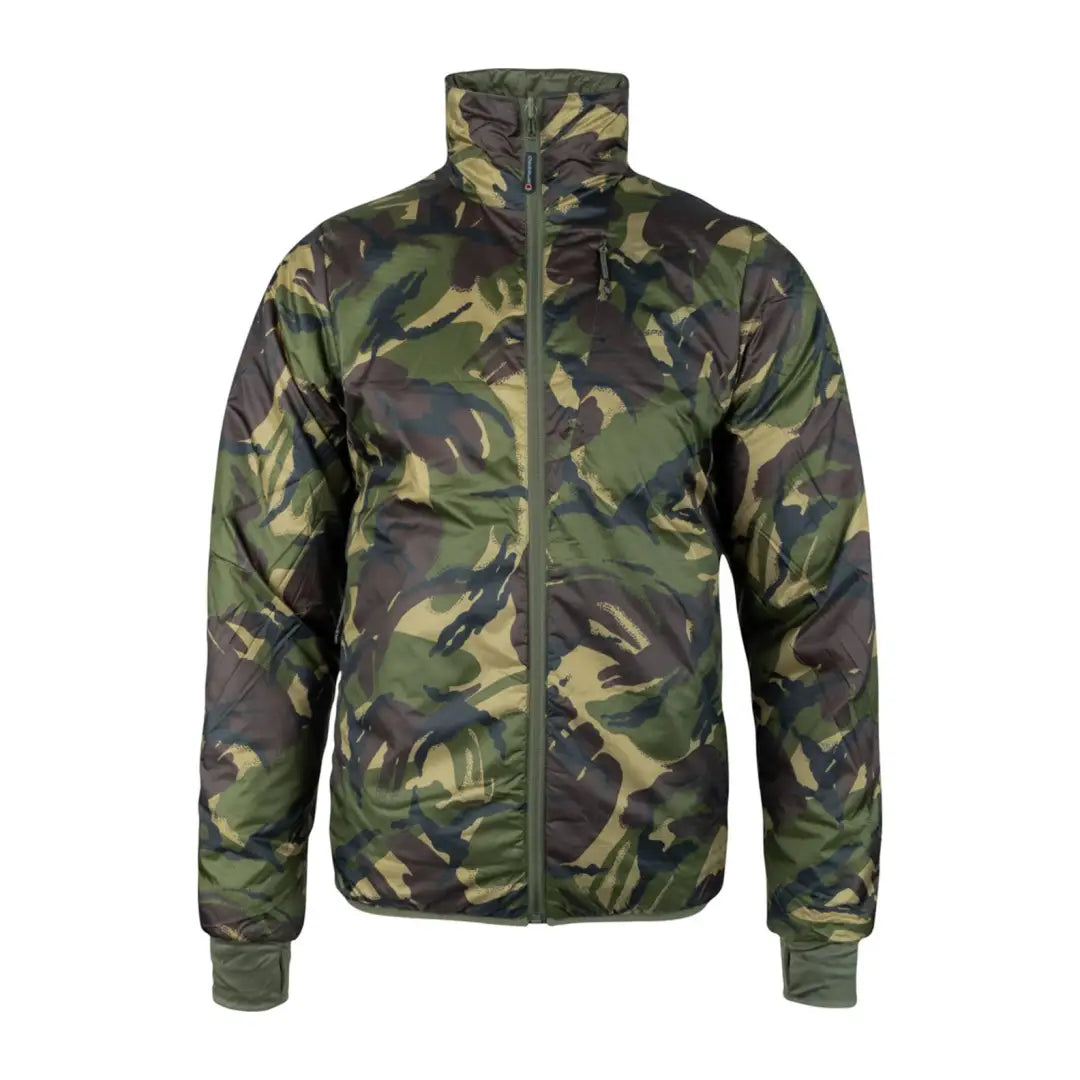 Camouflage puffer jacket from the Speero Reversible Morava Jacket collection