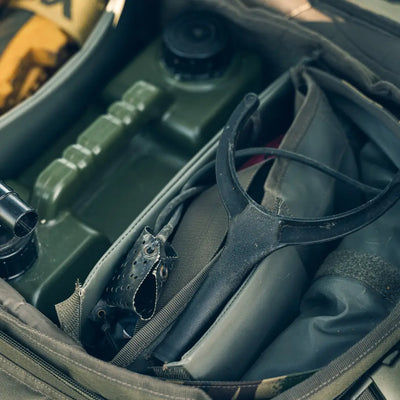 Tactical military-style goggles with dark lenses for the Speero XL Carryall Barrow Bag