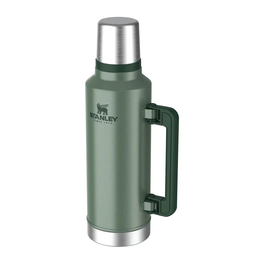 Stanley Classic green vacuum bottle 1.9L with handle