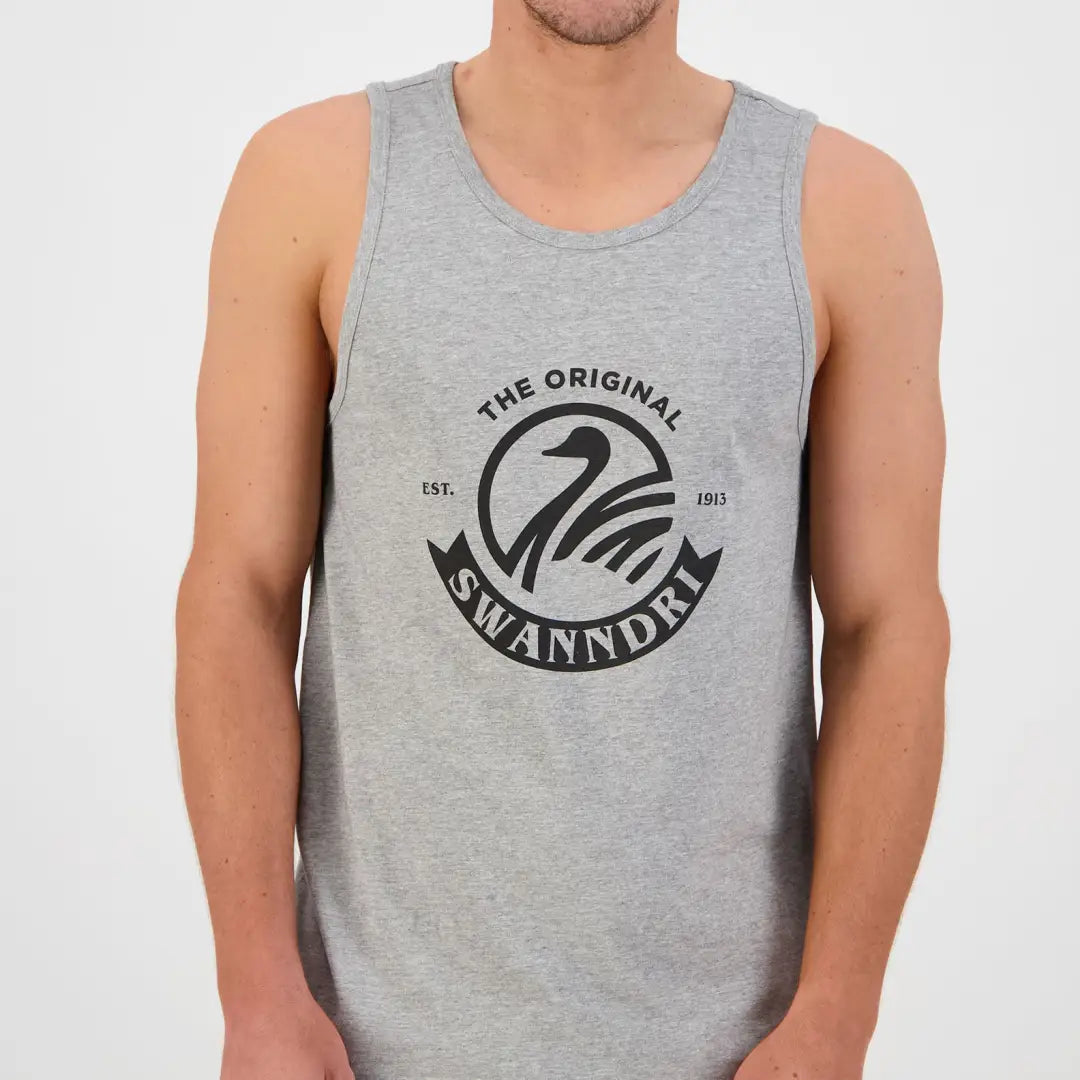 Swanndri Classic V2 Printed Singlet At New Forest New Forest Clothing