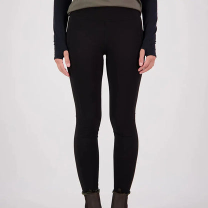 Black full-length leggings from Swanndri High Rock Womens collection, perfect rock womens legging