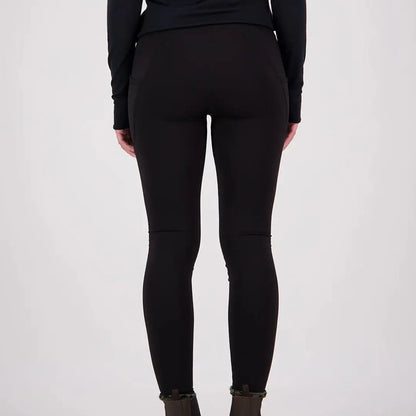 Swanndri High Rock Womens Legging with knee cutouts and stylish ankle boots