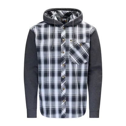 Swazi Apprentice Hooded Shirt with classic plaid flannel design perfect for casual wear