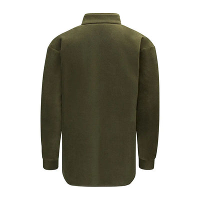 Olive green Swazi Bush Shirt with collar, perfect for casual bush look
