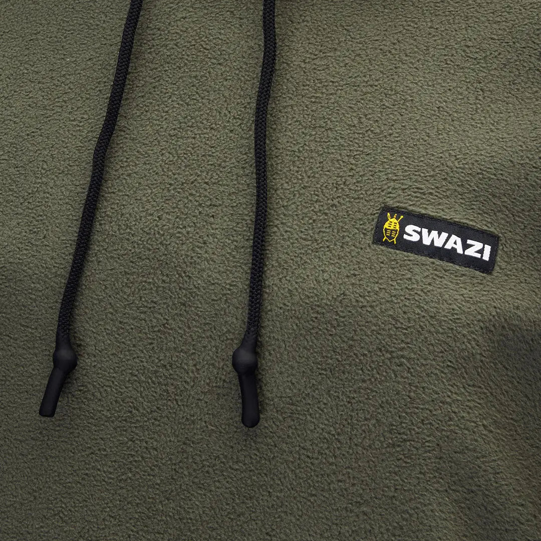Olive green fleece hoodie from Swazi Clansman Hoodie for country clothing and hunting
