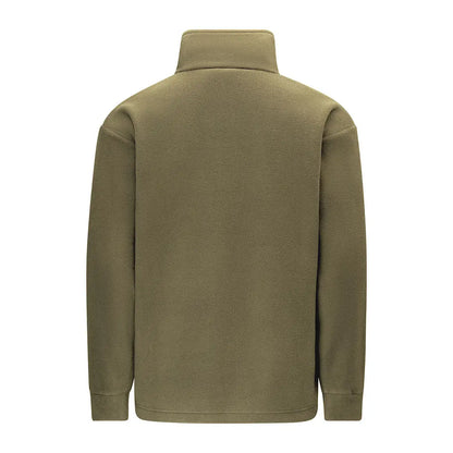 Olive green Swazi Doughroaster Fleece pullover for cozy outdoor vibes