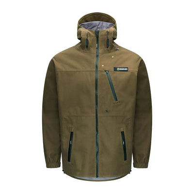 Olive green Swazi Ibex Jacket hoodie, stylish ibex jacket for outdoor adventures