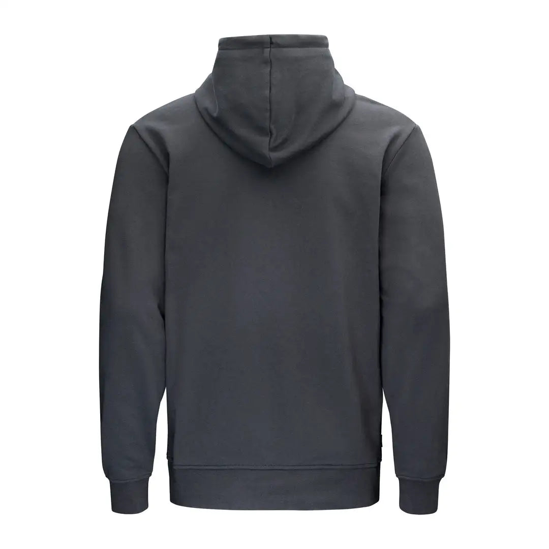 Gray hooded sweatshirt with Swazi applique design and comfy hoodie features