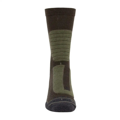 Military-style Swazi Ranger Socks in brown and green, perfect for country clothing and outdoors