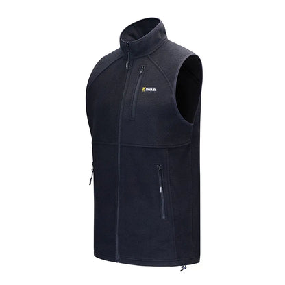 Navy blue Swazi Sherpa Vest made with cozy sherpa fabric for your casual comfort