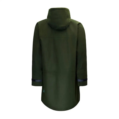 Olive green hooded raincoat Tahr XP Smock wet weather jackets for outdoor adventures