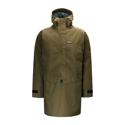 Olive green hooded anorak from Swazi Tahr XP Smock, perfect for wet weather jackets