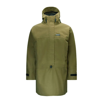Olive green hooded anorak Tahr XP Smock top-of-the-line wet weather jacket