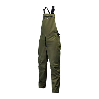 Olive green Swazi Torrent Bib Overpants waterproof trousers perfect for outdoor adventures