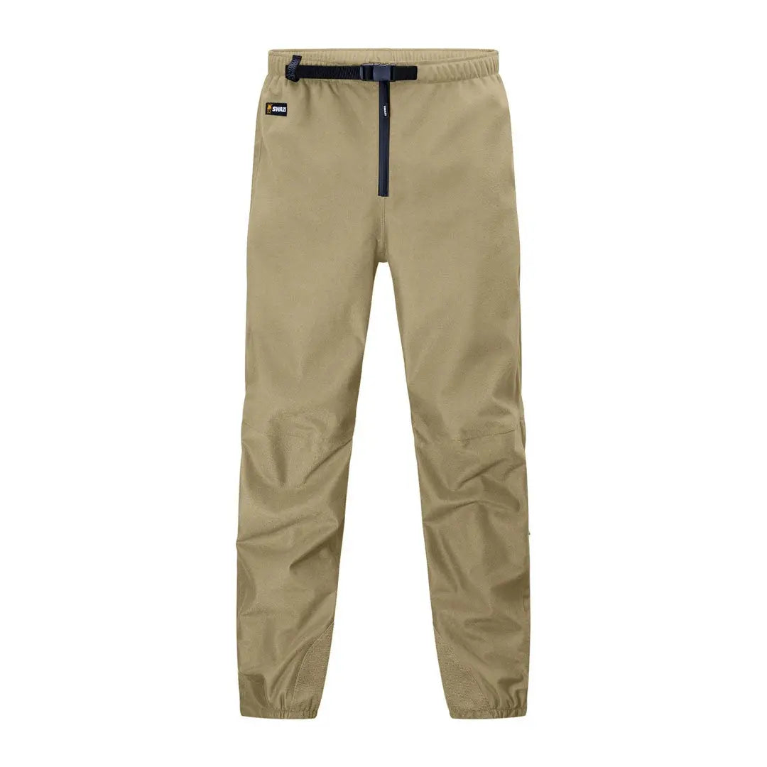 Swazi Whisper Overpants for outdoors and hunting, tan elastic waist country clothing