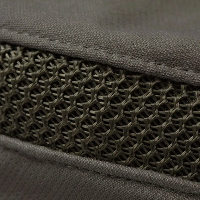 Olive green fabric and mesh Tilley Hikers Airflow Hat for outdoor adventures