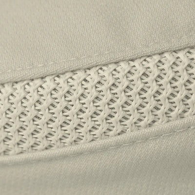 Beige fabric and white mesh of the Tilley Hikers Airflow Hat for outdoor adventures