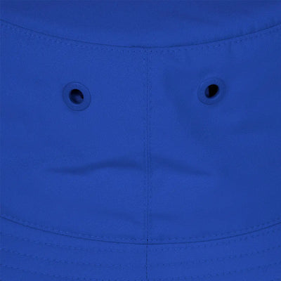 Blue bucket hat interior of Tilley Logo Technical T1 Bucket for comfort and style