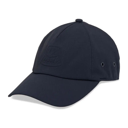 Navy blue Tilley Tech Travel Cap perfect for outdoor adventures and travel styles