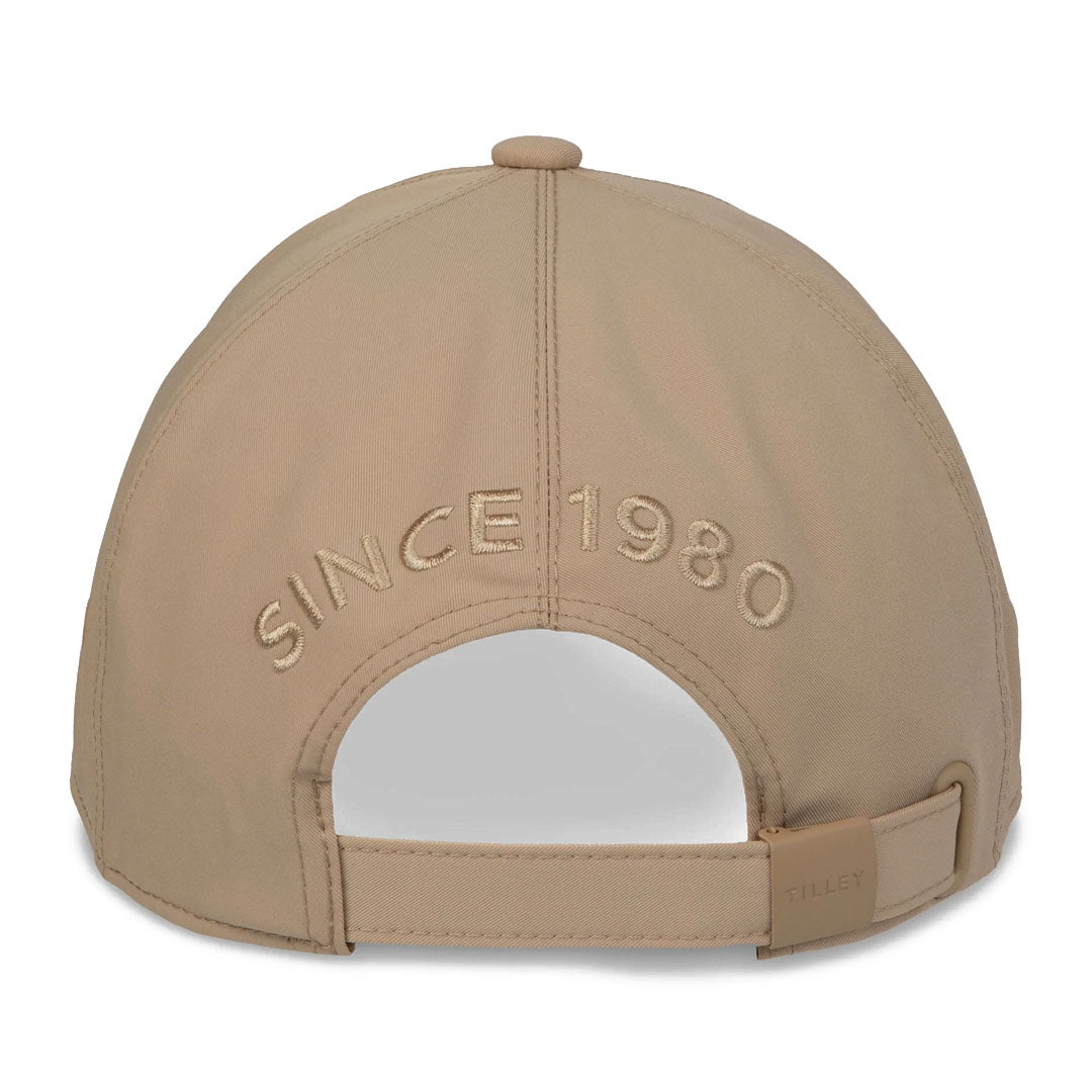 Beige Baseball Cap from Tilley Tech Travel for stylish outdoor adventures
