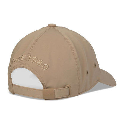 Beige Tilley Tech Travel Cap perfect for stylish adventures and outdoor fun