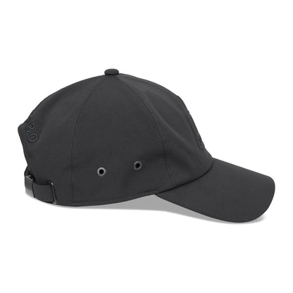 Black Tilley Tech Travel Cap perfect for outdoor adventures and stylish casual wear