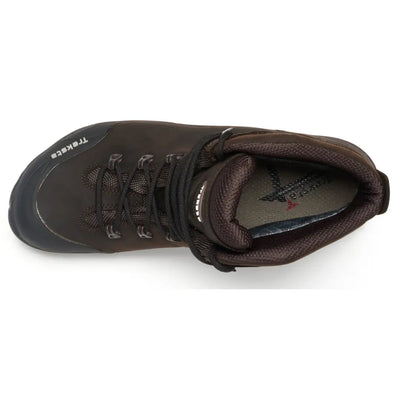 Rugged brown Treksta Heathfield 6’’ GTX boots with Gore-Tex waterproof nubuck features