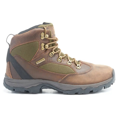 Rugged Treksta Warwick GTX Hunting Boots in brown leather with breathable membrane lining