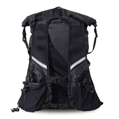 Black Venture Speedpro Backpack featuring multiple pockets for ultimate organization