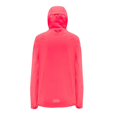 Bright pink Venture Ultralight Ladies Performance Running Jacket for ultimate weather protection