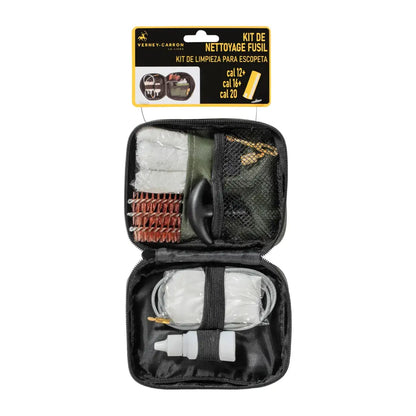 Compact zippered case holding the Verney Carron Shotgun Cleaning Set for easy maintenance