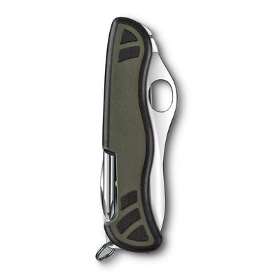 Closed Victorinox Swiss Soldiers 08 Pocket Knife showcasing sleek design of carried Victorinox pocket knives