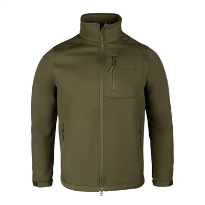 Olive green Viper Covert Softshell Jacket for country clothing and outdoor hunting adventures